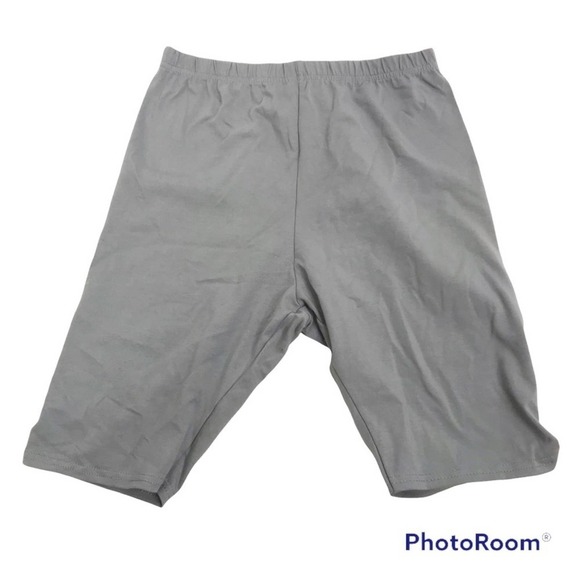 Prettylittlething charcoal grey cotton stretch cycling shorts size 6 NWT - Picture 6 of 9